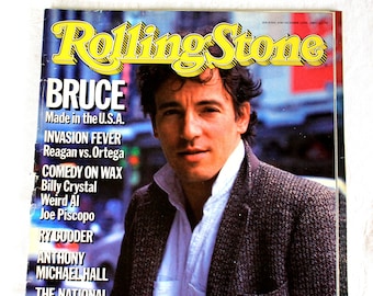 Vintage Rolling Stone Magazine, Bruce Springsteen, October 10, 1985, Issue 458