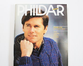 Phildar Mailles Knitting Magazine in French for Men Number 147