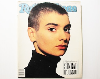 Sinead O'Connor Cover - Vintage Rolling Stone Magazine - June 14 1990, Issue 580