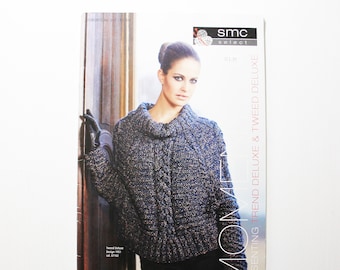 SMC Select Moments No. 017 Presenting Trend Deluxe & Tweed Deluxe Knitting Patterns 28 Page Booklet