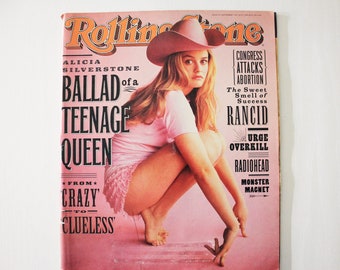 Alicia Silverstone - Vintage Rolling Stone Magazine - September 7, 1995, Issue 716