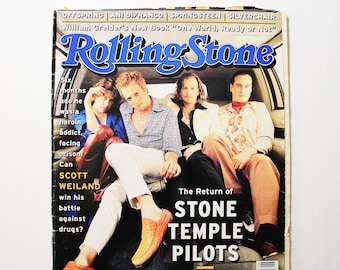 Stone Temple Pilots Cover - Vintage Rolling Stone Magazine - February 6 1997, Issue 753