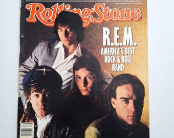 R.E.M. - Vintage Rolling Stone Magazine - December 3, 1987, Issue 514