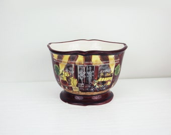 French Cafe Vintage Bowl, Certified International Kate McRostie