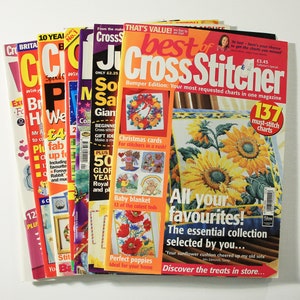 Choose CrossStitcher Magazine Special Editions 1998 - 2002 Vintage Annual Guide Wedding Collector&#39;s Edition Christmas Fantasy Jubilee Best