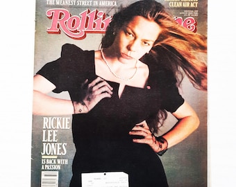 Rolling Stone Magazine #349 Rickie Lee Jones August 6, 1981 - Etsy