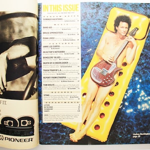 Jamie Lee Curtis John Travolta Vintage Rolling Stone - Etsy