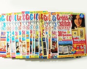 Choose Cross Stitch Crazy Magazine Vintage Cross Stitch Patterns Britain December 1999 - Christmas 2004