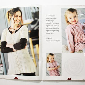 Sandnes Mini Alpakka Book 806, 15 Designs, 32 Page Booklet image 2