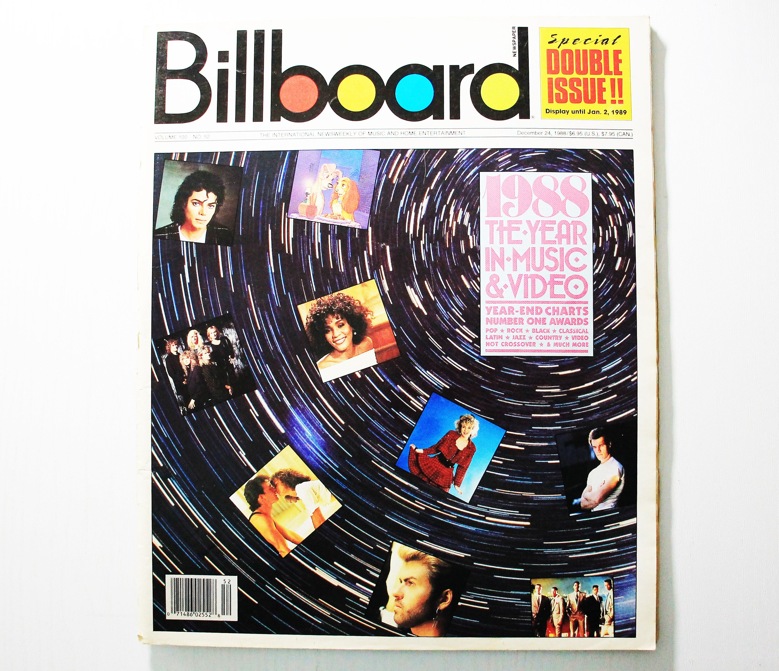 Vintage Billboard Magazine - 1988 the Year in Music & Video