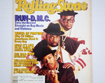 Run-D.M.C. - Vintage Rolling Stone Magazine - December 4 1986, Issue 488
