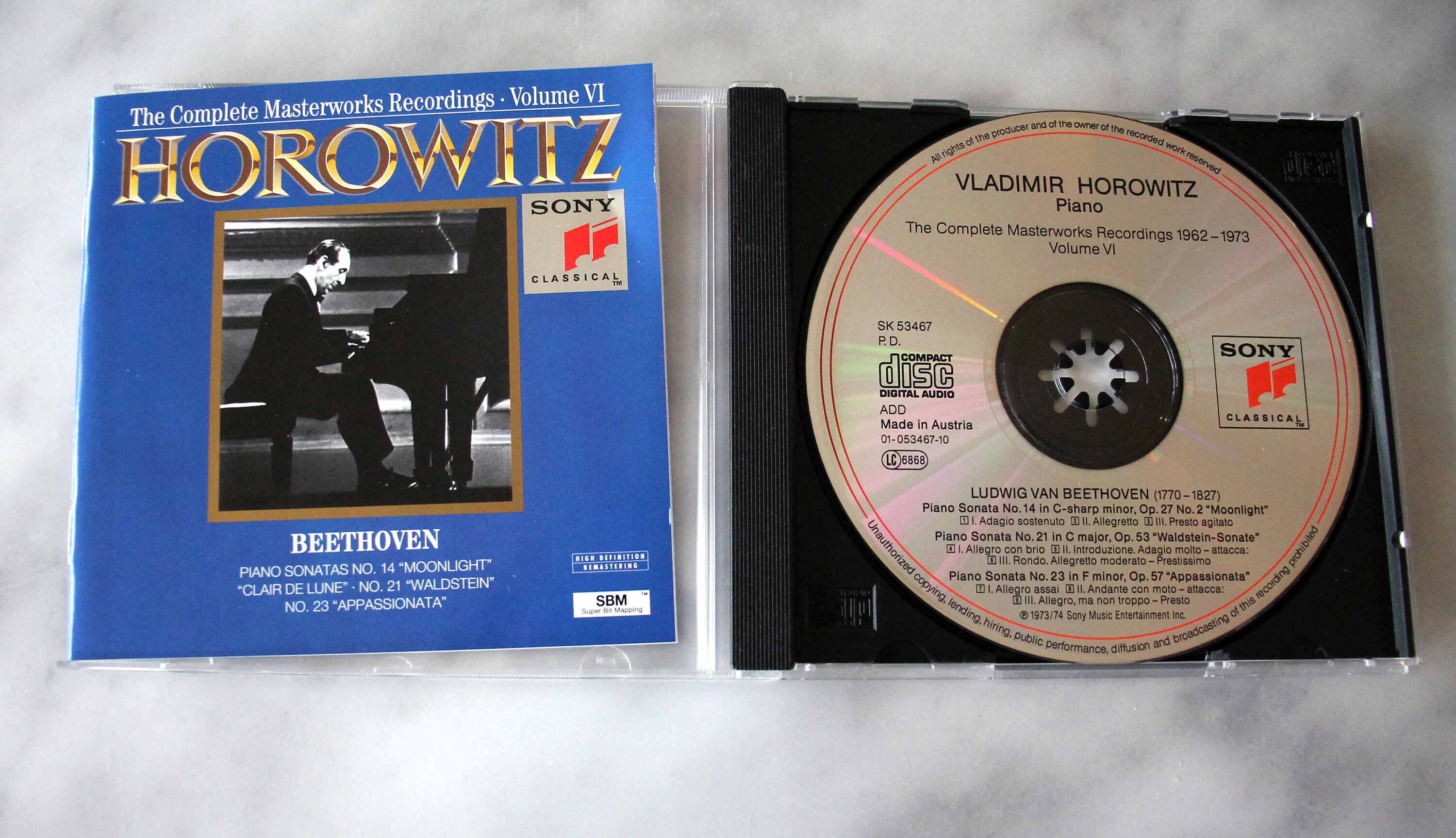 Vladimir Horowitz, the Complete Masterworks Recordings 1962