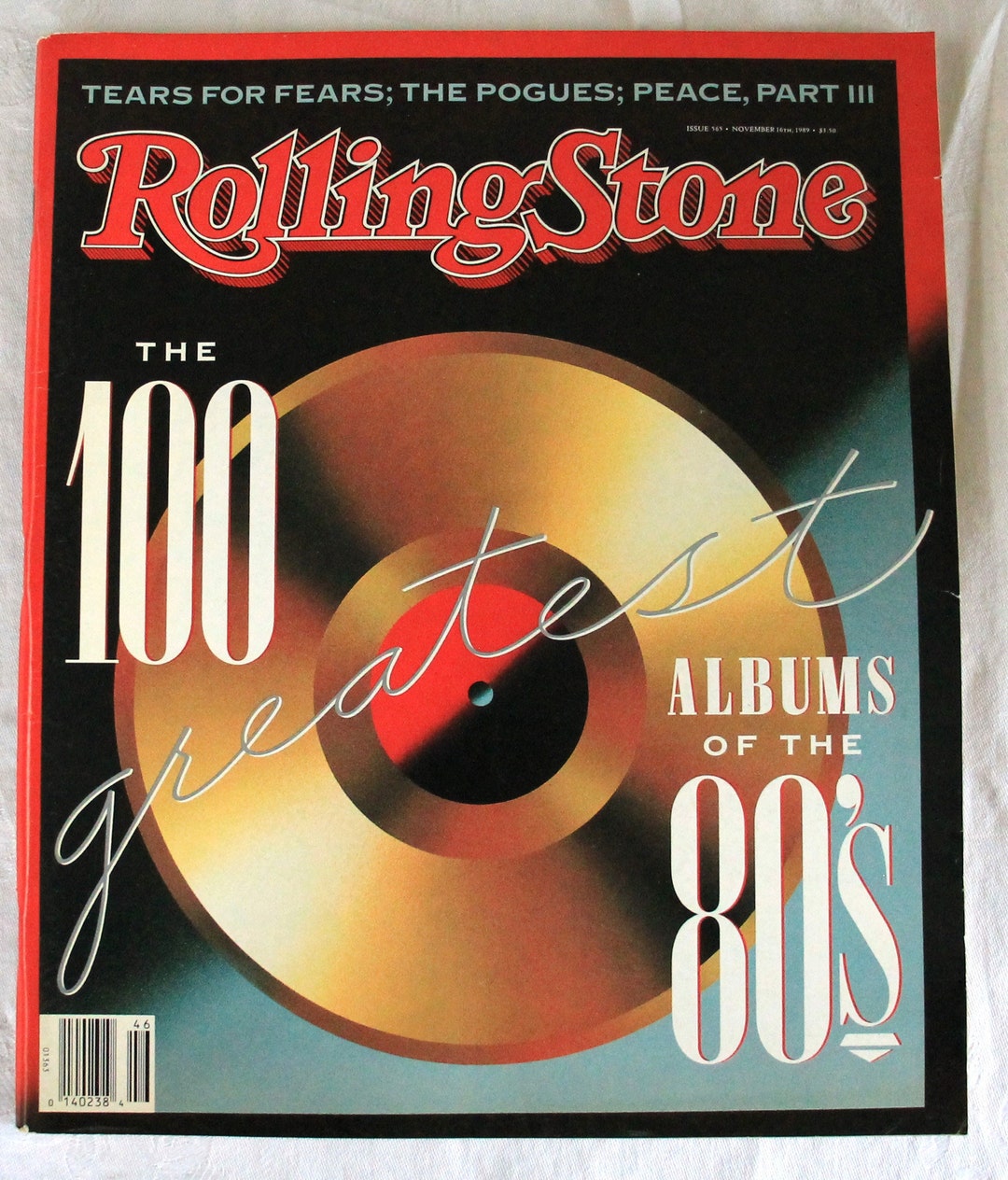 Vintage Rolling Stone Magazine, the 100 Greatest Albums of the 80's ...