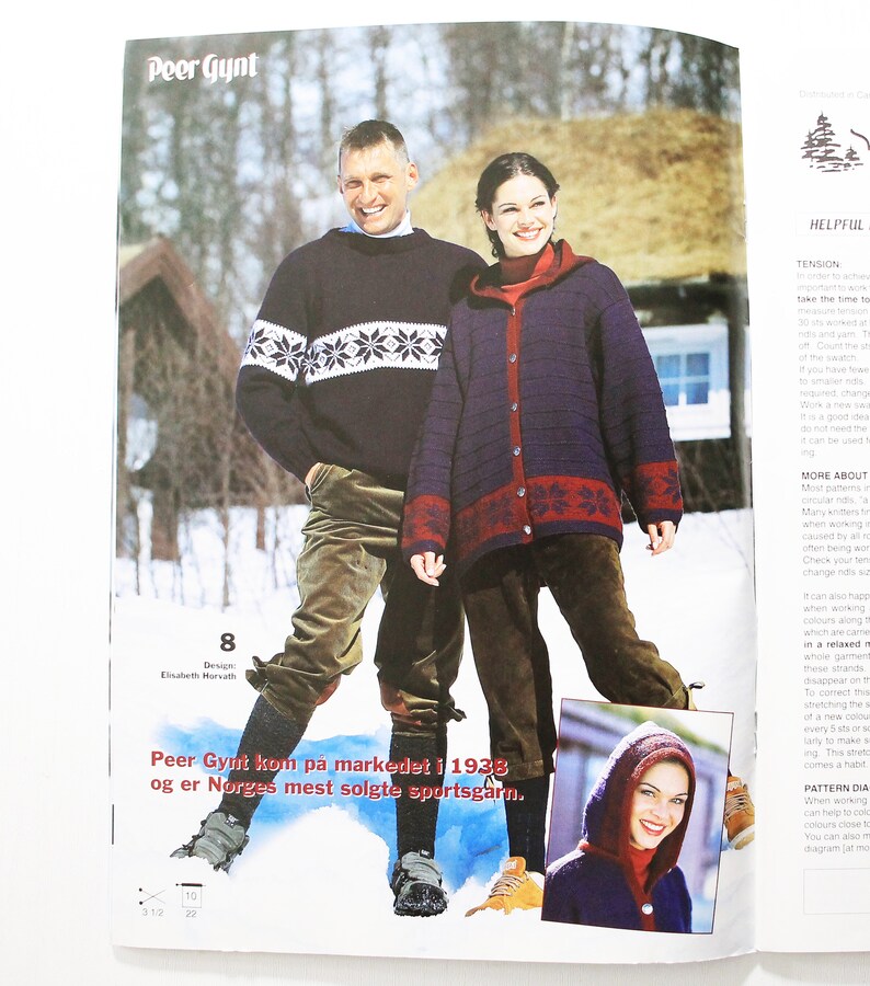 Til Fiells Book 0210 Barn/Voksne SandnesGarn Knitting Patterns Booklet image 5