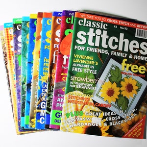 Choose Classic Stitches Magazine, Vintage from 1999 to 2001