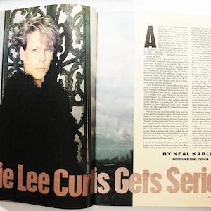 Jamie Lee Curtis John Travolta Vintage Rolling Stone Magazine July 18