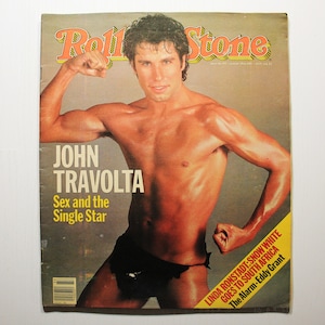 John Travolta - Vintage Rolling Stone Magazine - August 18 1983, Issue 402