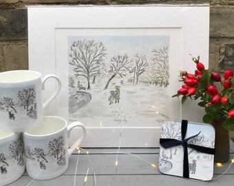 Snowy Day Print