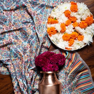 Luxury Nepalese Baby Cashmere Shawl - Authentic Handwoven Himalayan Pashmina with Traditional Floral Embroidery - Heritage Piece from Nepal
