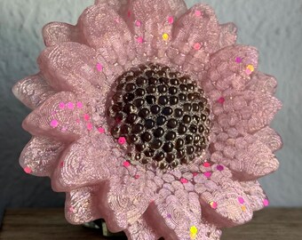 Sunflower 3D Flower Pink Freshie Car Air Freshener (Macintosh Apple)