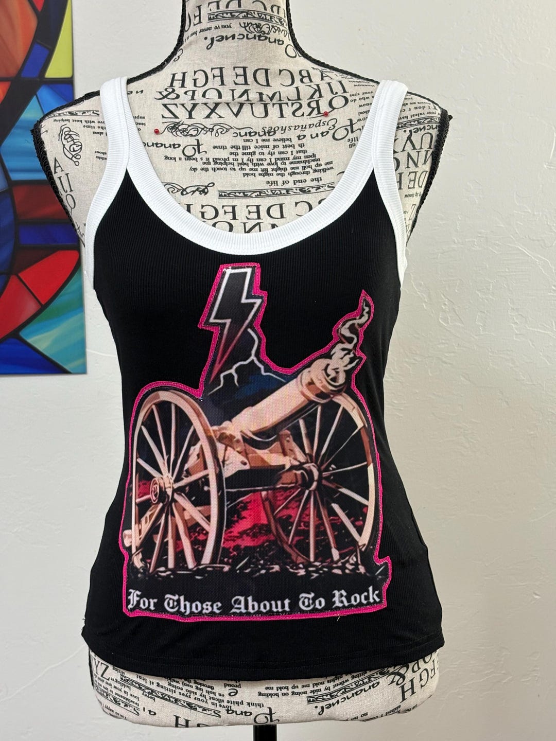 Custom Sewn Original Design AC/DC for Those About to Rock Double Sided ...