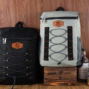Hiking Cooler Backpack, Personalized Groomsmen Cooler Backpack, Groomsmen Gift, Custom Lunch Cooler Backpack, Golf Beer Cooler, Backpack