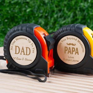 Father&#39;s Day Gift,No One Measures Up Custom Tape Measure,Personalized Gifts For Dad Grandpa,Gift for Husband,Personalized Tape Measure,