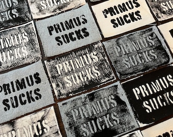 U-Pick Primus Sucks Patches / Raw Edge / Sew On