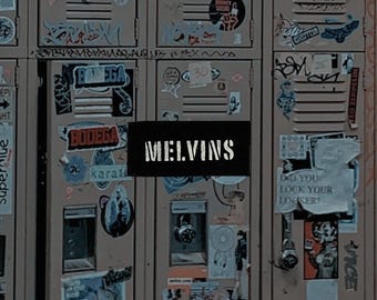 Melvins Stenciled Patch / Raw Edge Cone Denim / Sew On