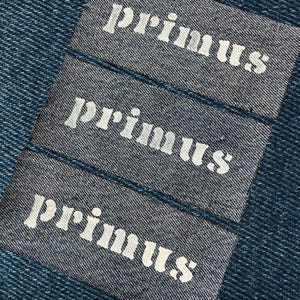 Primus Denim Patch / Raw Edge / Sew On