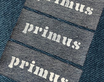 Primus Denim Patch / Raw Edge / Sew On