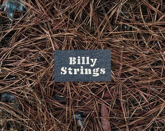 Billy Strings Denim Patch / Raw Edge / Sew On