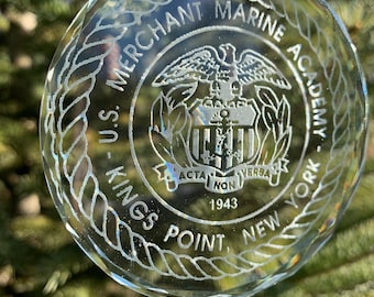 USMMA US Merchant Marine Academy KP crystal ornament