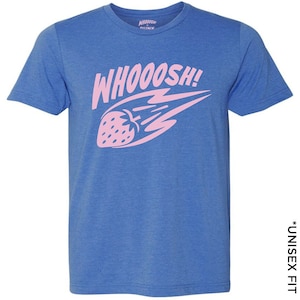 WHOOOSH! X Punk Masters, CLASSIC Cotton/Poly T-shirt, Heather Royal Blue, mens regular and womens slim fit