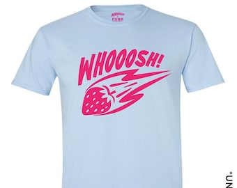 WHOOOSH! X Punk Masters, CLASSIC Cotton T-shirt, Light Blue, mens regular and womens slim fit