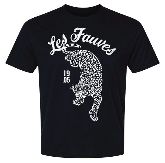 Les Fauves, 100 Percent Cotton T-shirt, black, unisex