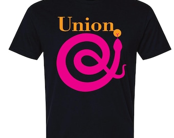 Union, 100 Percent Cotton T-shirt, black, unisex