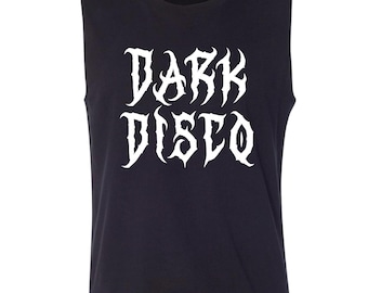 JTxPM 3, Dark Disco, 100 Percent Cotton Tanks, black, mens and womens