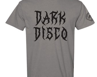 JTxPM 3, Dark Disco, 100 Percent Cotton Garment Dyed T-shirt, gray, unisex