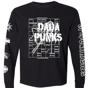 トップス 80s punk long sleeve t-shirt The Clash - Vintage 90s - London Calling - Punk Rock Band