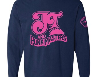 JTxPM 3, Sunshine Band, Long Sleeve, 100 Percent Cotton T-shirt, navy blue, unisex