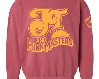 JTxPM 3, Sunshine Band, Lightweight Sweatshirt, vintage red, unisex