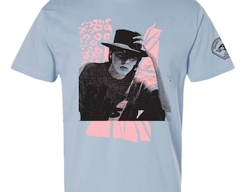 JTxPM 3, Fedora Dreams, 100 Percent Cotton T-shirt, light blue, unisex