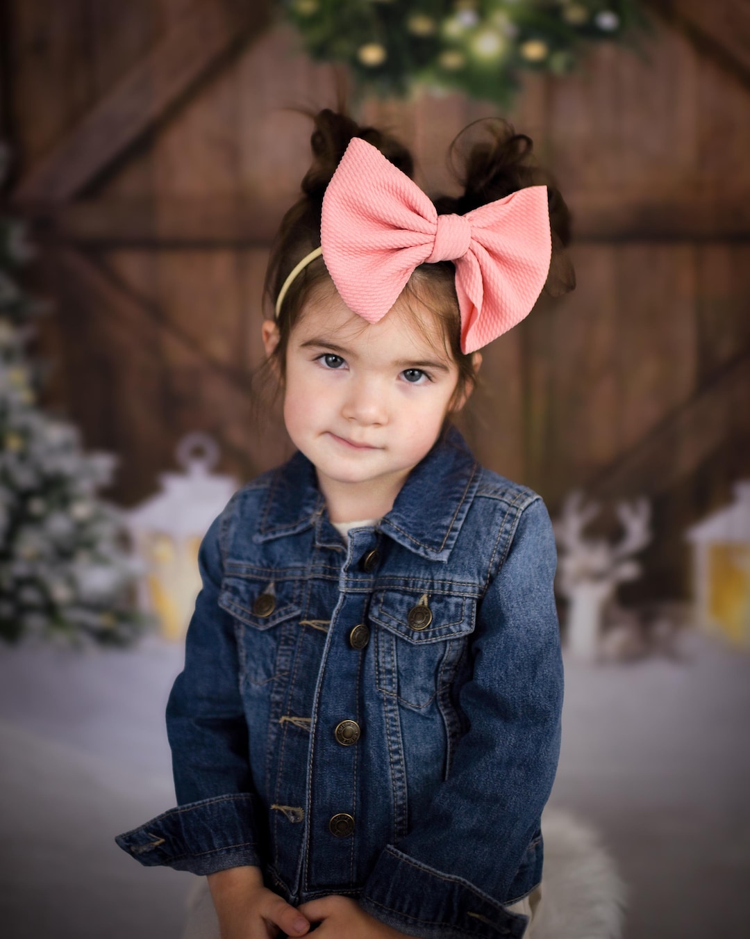 LuLu BeBe Baby Girls Pink Floral Smocked Bubble - Red Bows at Shoulders main image 0