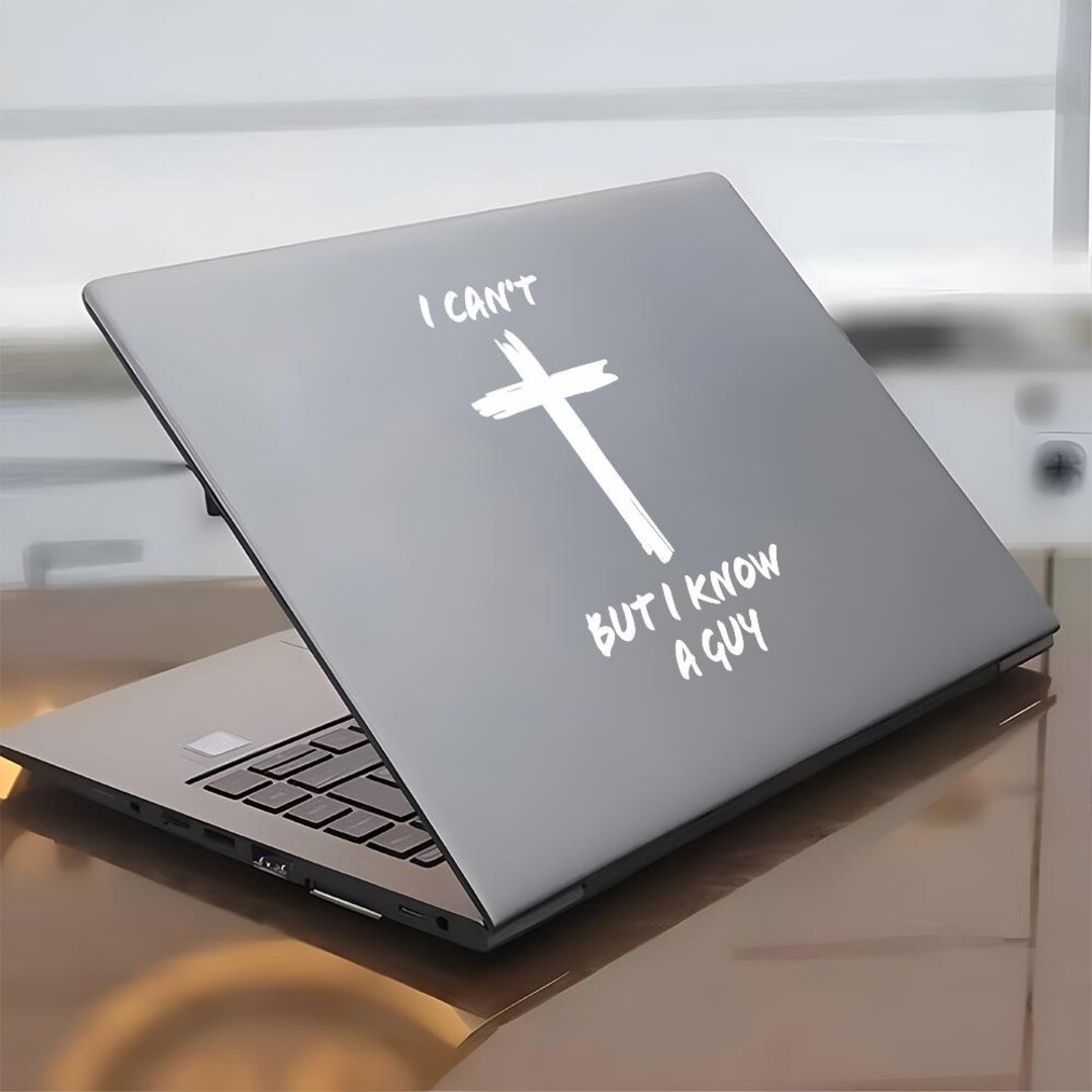 DTF Vinyl Decal 7x7 Inch Christian Cross Faith Sticker | Waterproof Car ...