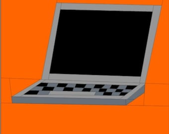 Muster für Laptop 1001 Papier Patchwork | 26cm x 26cm | Sofortiger digitaler Download