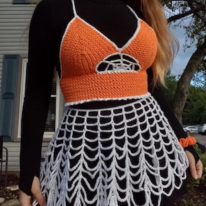 spider web skirt crochet pattern