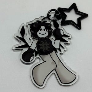 Llavero acrílico de doble cara de 2,5 pulgadas "Forsaken Two Time"