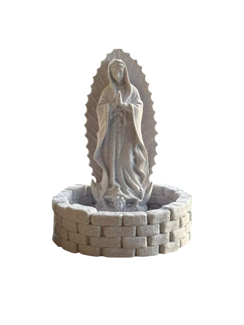 Virgin Mary Rosary Holder, Church Decor, Virgencita Altar Tray, Lady Guadalupe Stand, Catholic, Prayer Table, Home Decor, Spiritual Gift bild 10