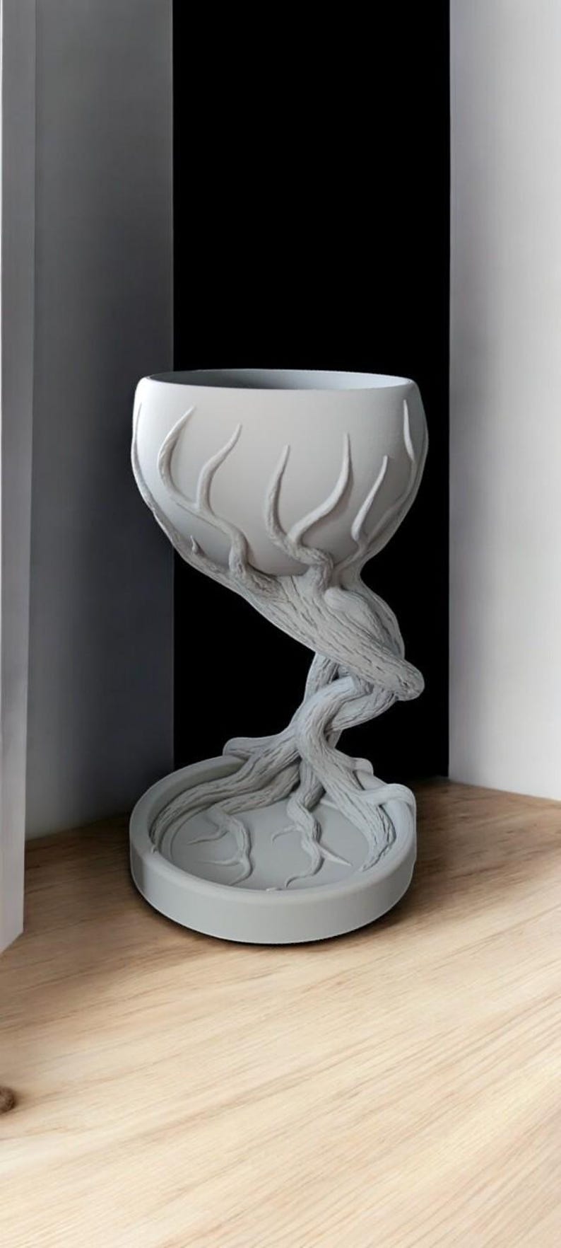 Spiral Tree Branch Flower Pot – Unique Planter, Indoor, Outdoor Plants ...